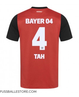 Günstige Bayer Leverkusen Jonathan Tah #4 Heimtrikot 2024-25 Kurzarm